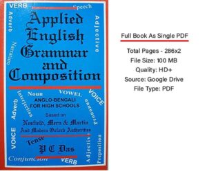 Applied English Grammar and Composition By P.C.DAS